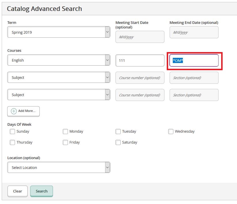 Narrow Search Results