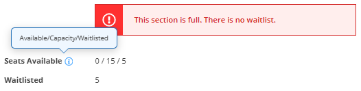 waitlist full image