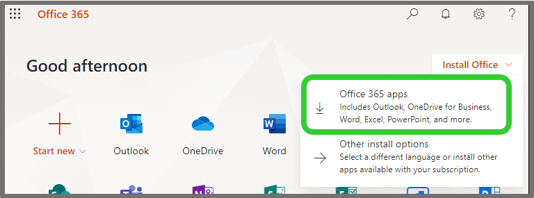 Office 365 Apps Install